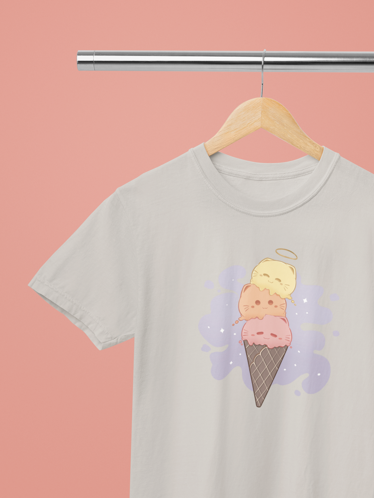 Sunset Sorbet Scoops Tee – Ice Scream Dreams Collection by Cinnamoon