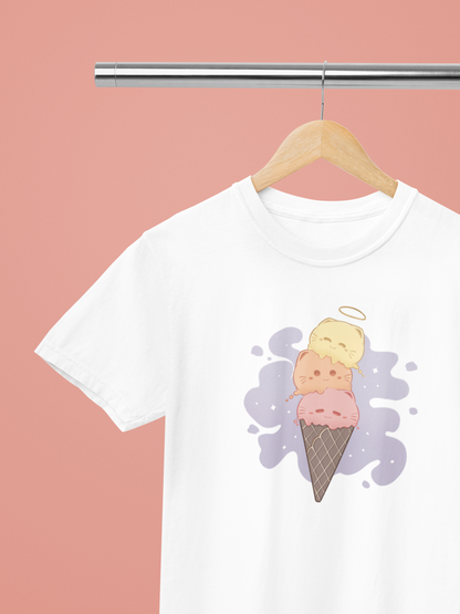 Sunset Sorbet Scoops Tee – Ice Scream Dreams Collection by Cinnamoon